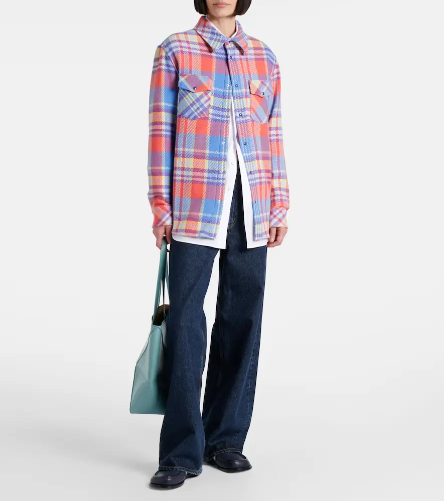 God’s True Cashmere Creator plaid cashmere shirt | Thumbnail 3