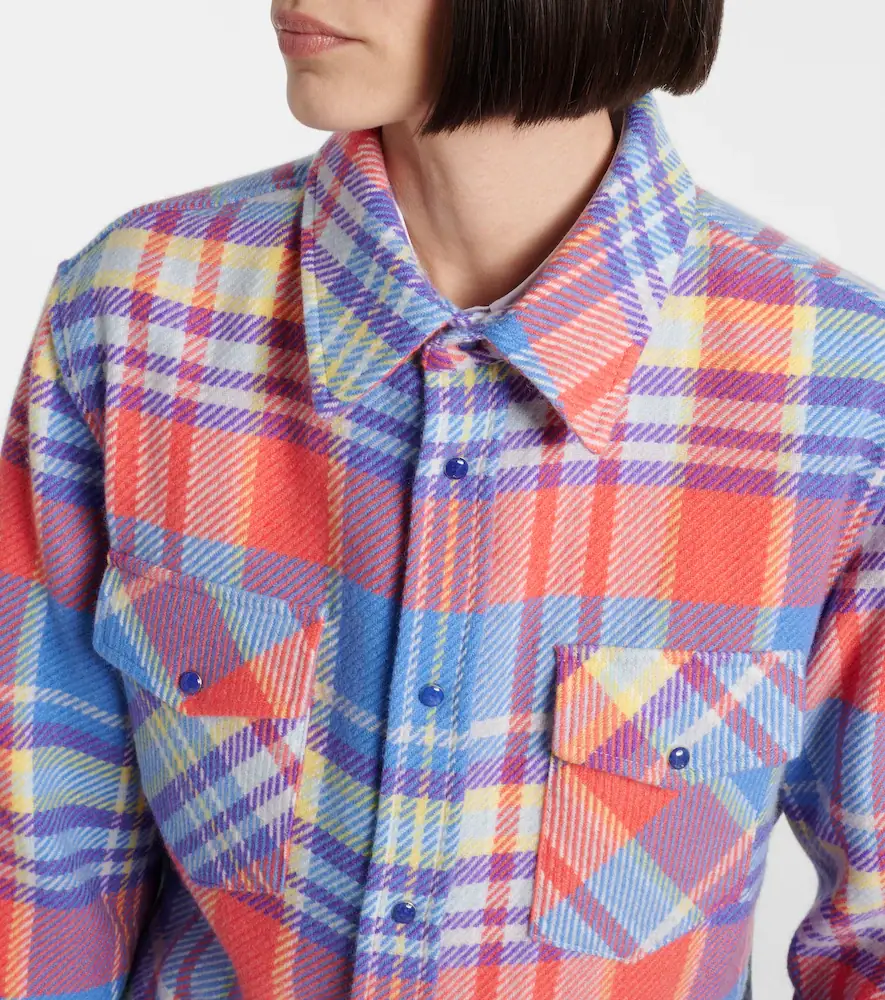 God’s True Cashmere Creator plaid cashmere shirt | Thumbnail 4
