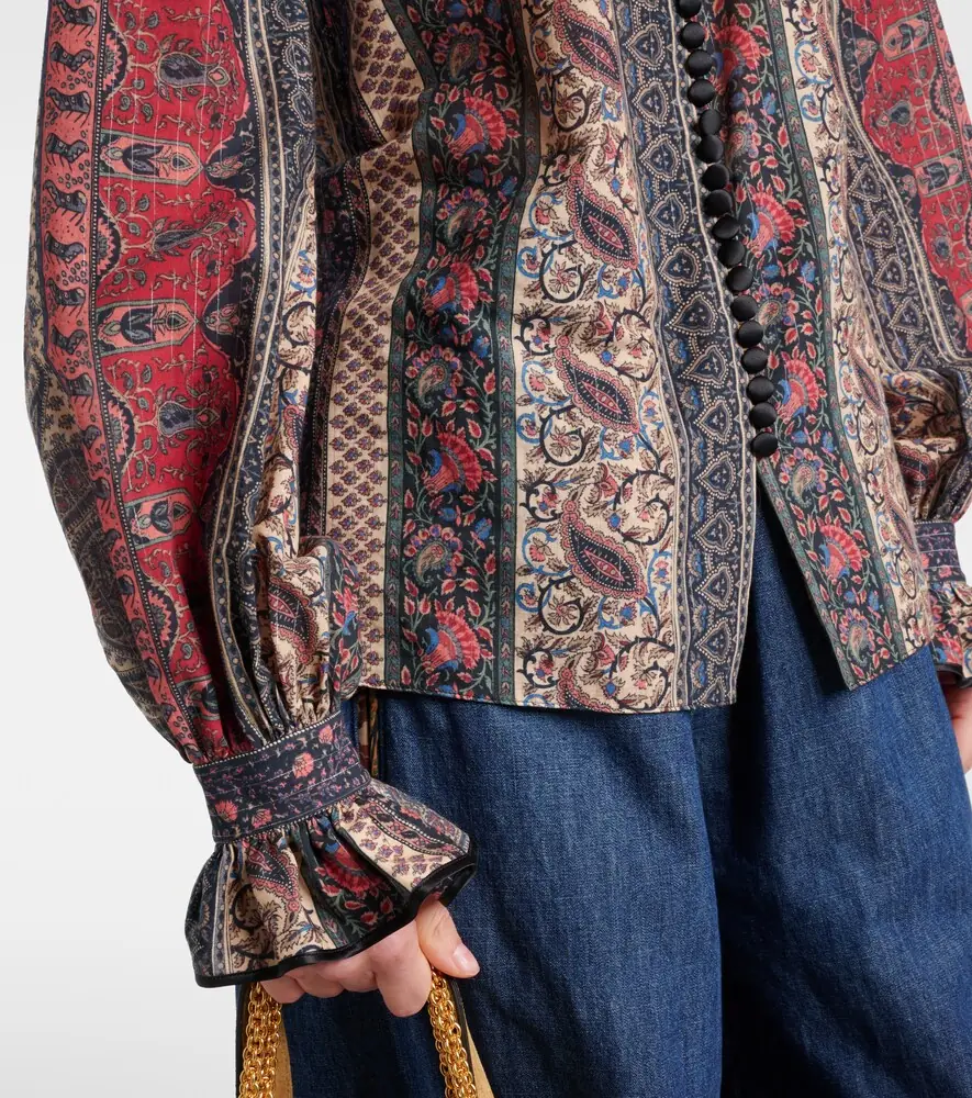 Valentino Garavani Paisley cotton muslin blouse | Thumbnail 4