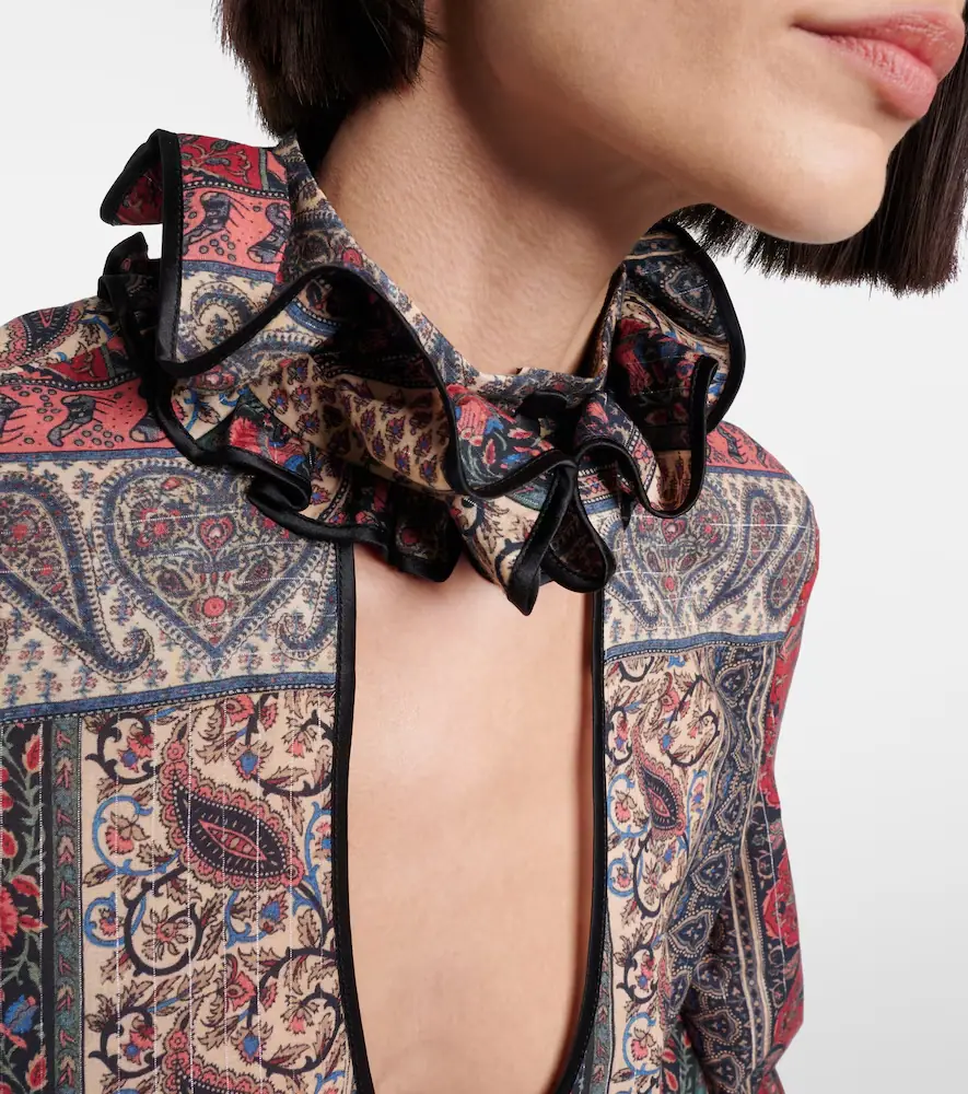 Valentino Garavani Paisley cotton muslin blouse | Thumbnail 5