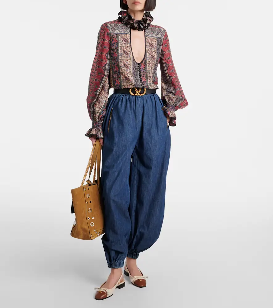 Valentino Garavani Paisley cotton muslin blouse | Thumbnail 6