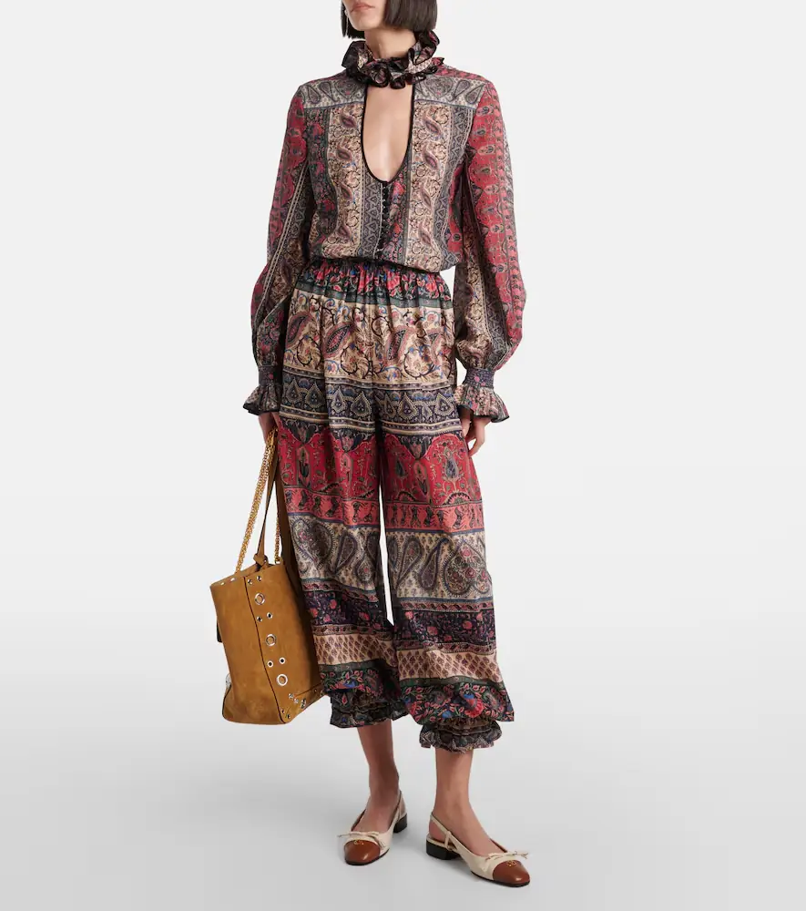 Valentino Garavani Paisley cotton muslin blouse | Thumbnail 7