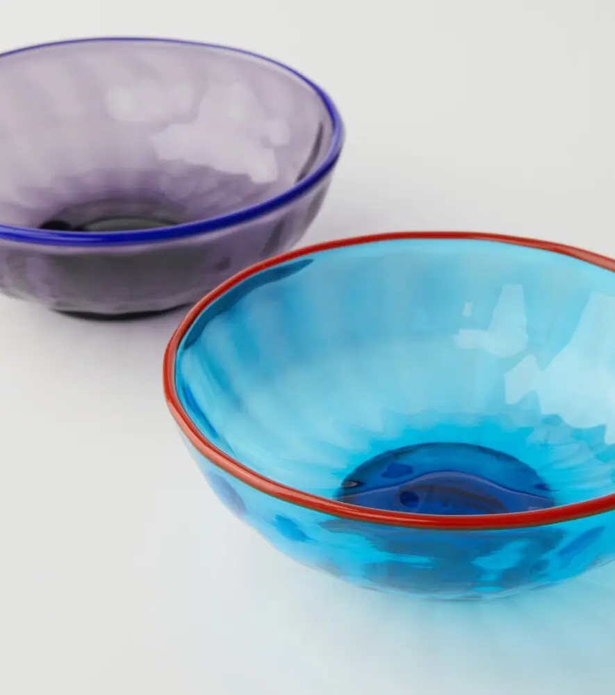 La DoubleJ Luxury set of 2 glass nut bowls | Thumbnail 2