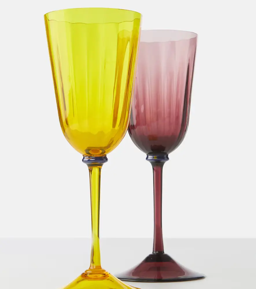 La DoubleJ Rainbow set of 8 wine glasses | Thumbnail 2