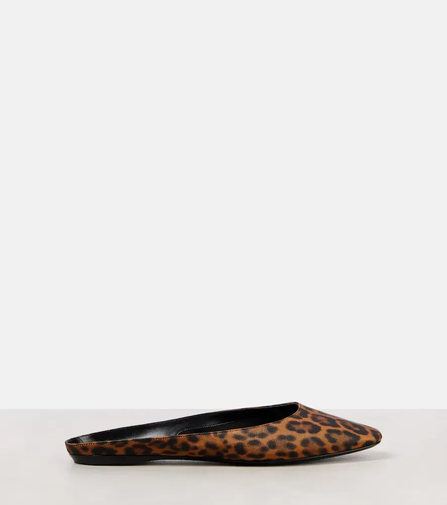 Saint Laurent Lido leopard-print mules | Thumbnail 2