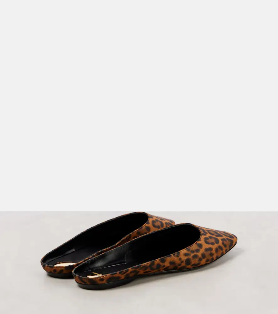 Saint Laurent Lido leopard-print mules | Thumbnail 3