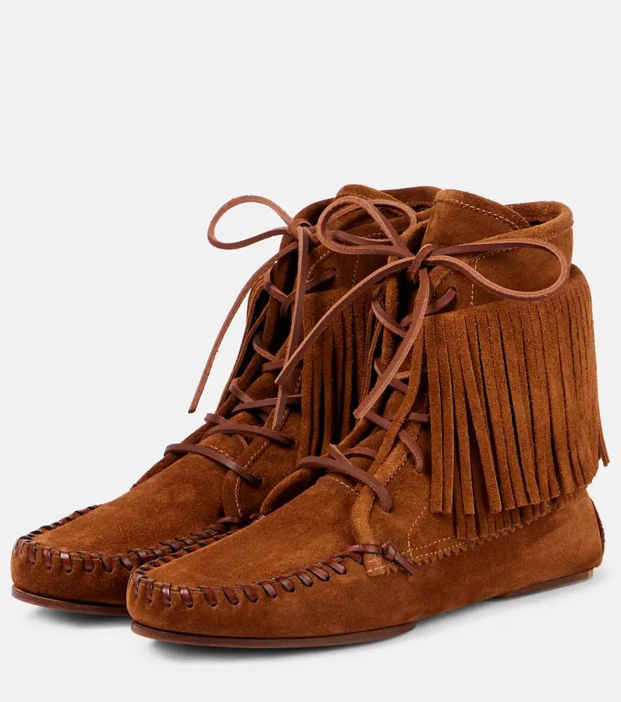 Paris Texas Indiana fringed suede ankle boots | Thumbnail 4 Paris Texas Indiana fringed suede ankle boots | Thumbnail 4