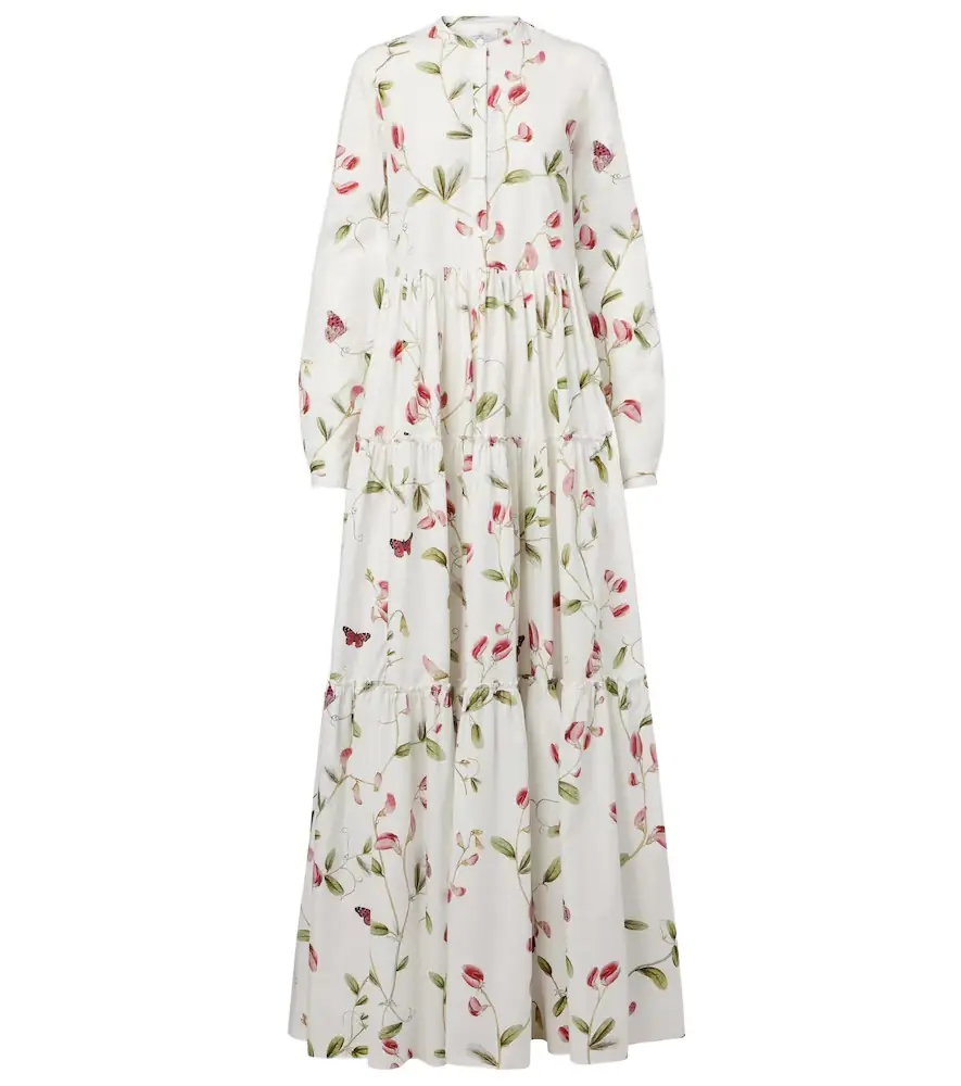 Giambattista Valli Floral cotton maxi dress | Image 1 Giambattista Valli Floral cotton maxi dress | Image 1