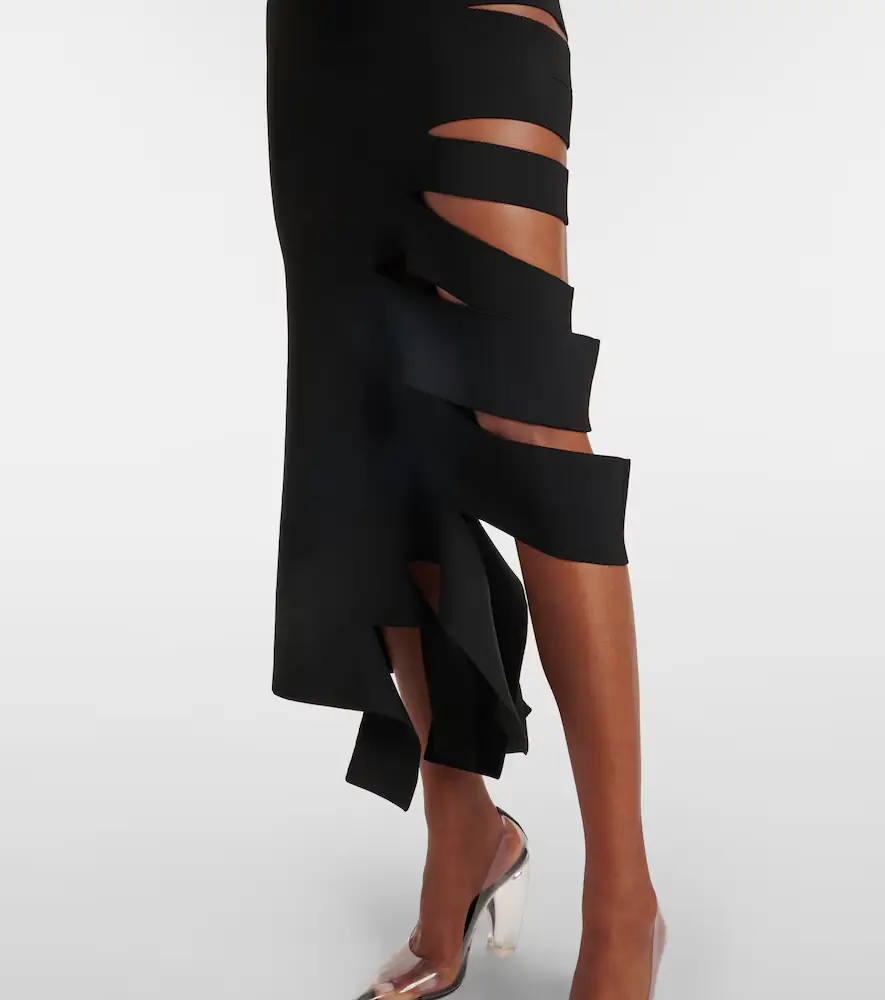 Mugler Cutout midi dress | Thumbnail 3 Mugler Cutout midi dress | Thumbnail 3