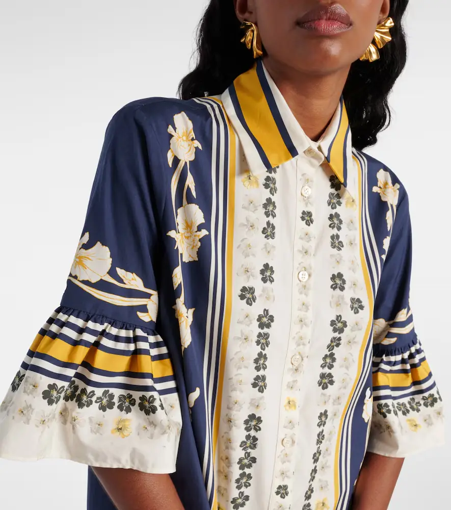 La DoubleJ Choux printed cotton poplin shirt dress | Thumbnail 2 La DoubleJ Choux printed cotton poplin shirt dress | Thumbnail 2