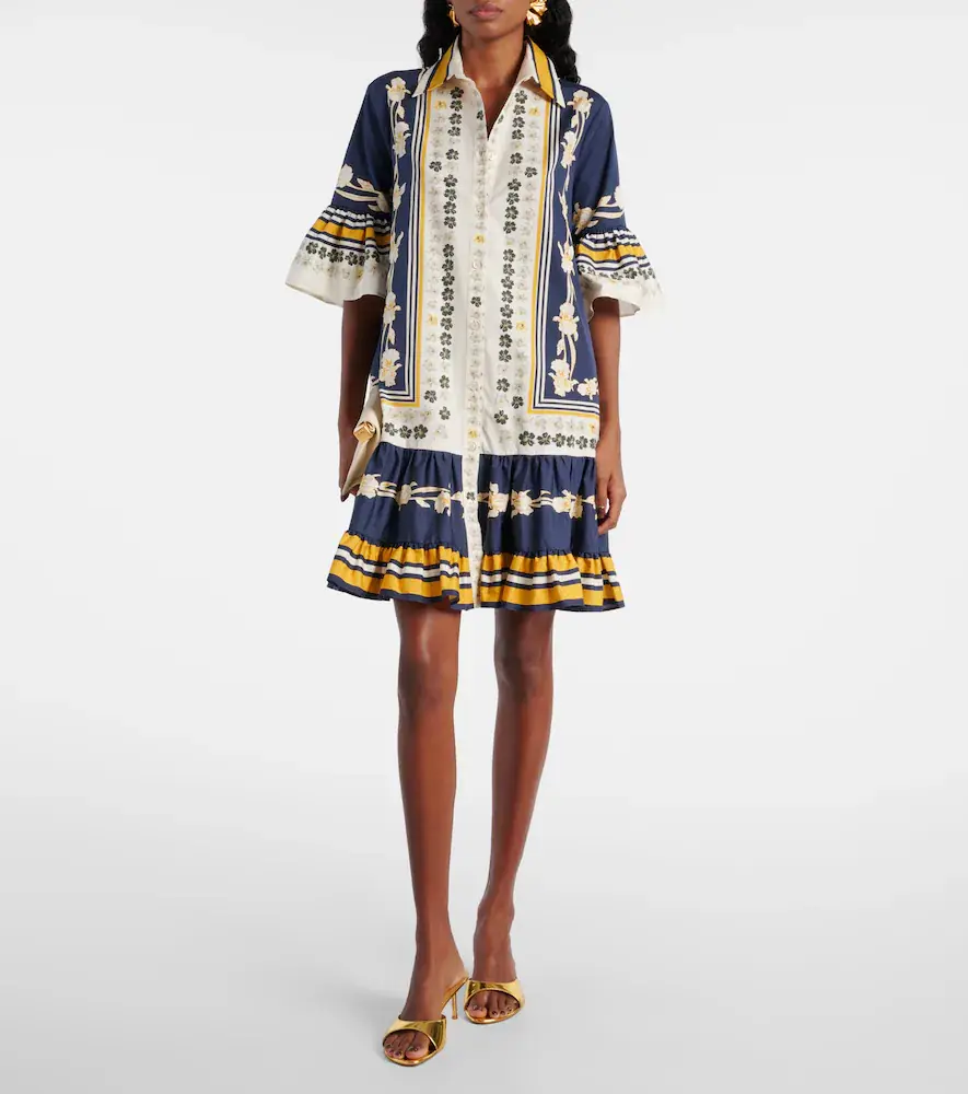La DoubleJ Choux printed cotton poplin shirt dress | Thumbnail 3 La DoubleJ Choux printed cotton poplin shirt dress | Thumbnail 3