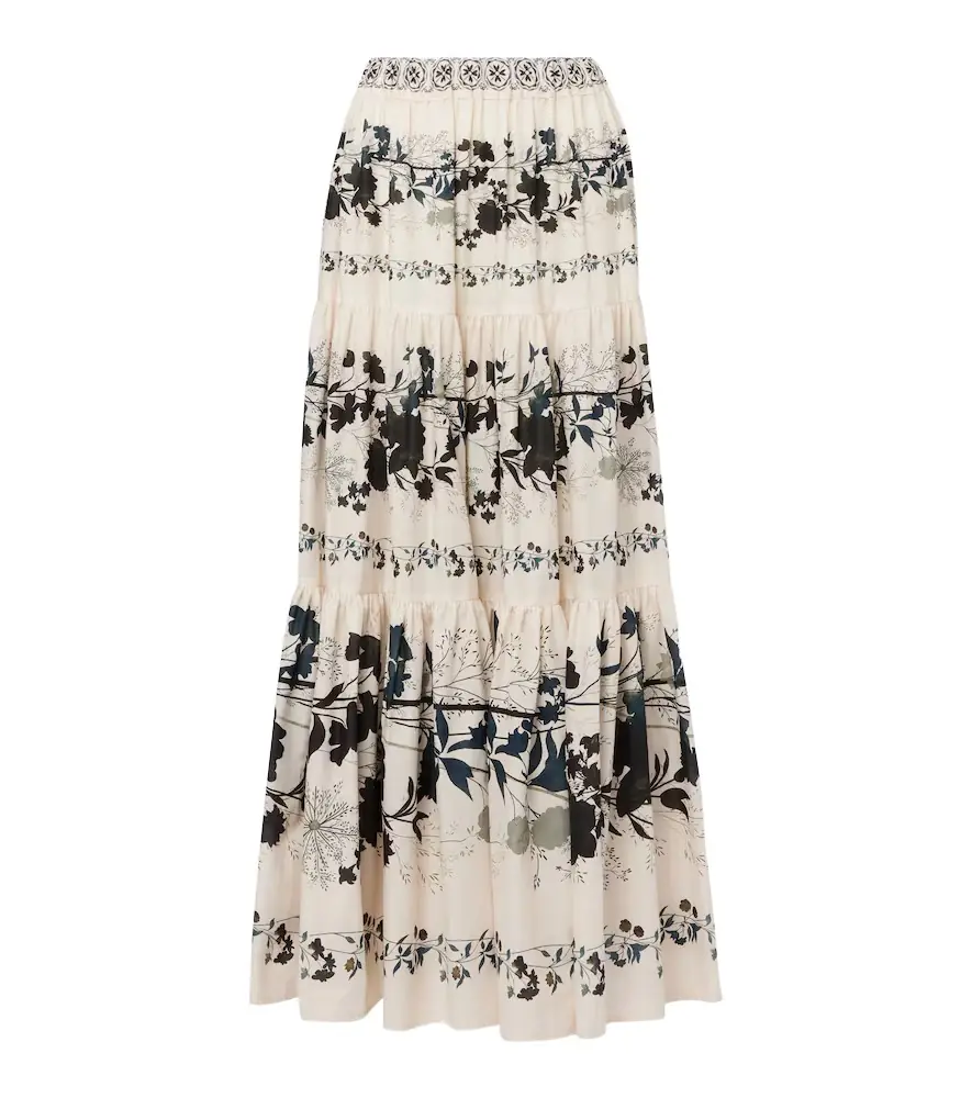 La DoubleJ Big floral cotton maxi skirt | Image 1 La DoubleJ Big floral cotton maxi skirt | Image 1