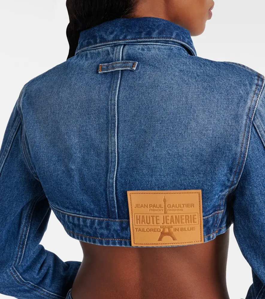 Jean Paul Gaultier Cropped denim jacket | Thumbnail 3 Jean Paul Gaultier Cropped denim jacket | Thumbnail 3