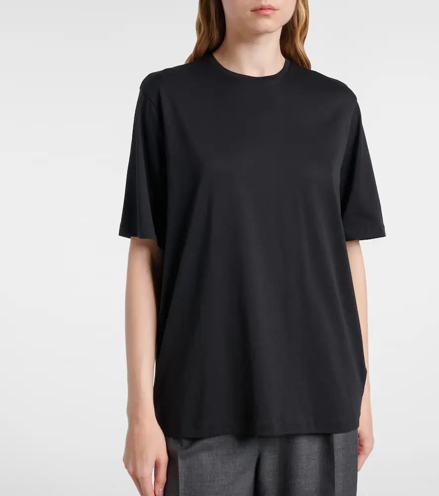 The Frankie Shop Harper cotton jersey T-shirt | Thumbnail 2