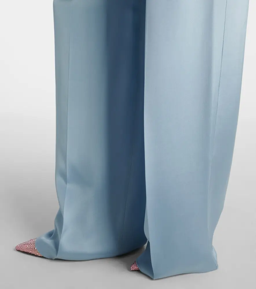 Max Mara Origano high-rise silk wide-leg pants | Thumbnail 2 Max Mara Origano high-rise silk wide-leg pants | Thumbnail 2