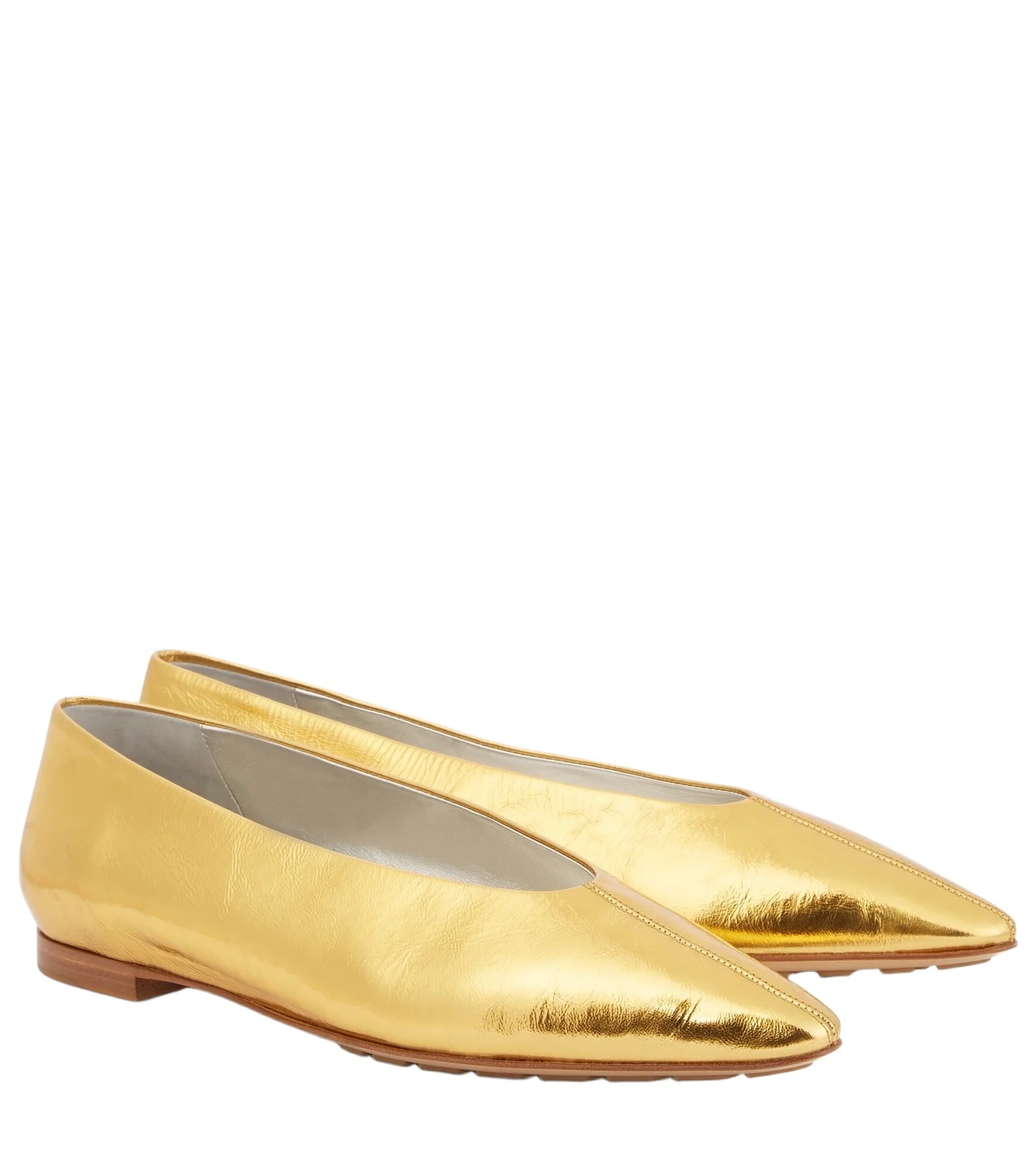 Sofia metallic leather ballet flats Sofia metallic leather ballet flats