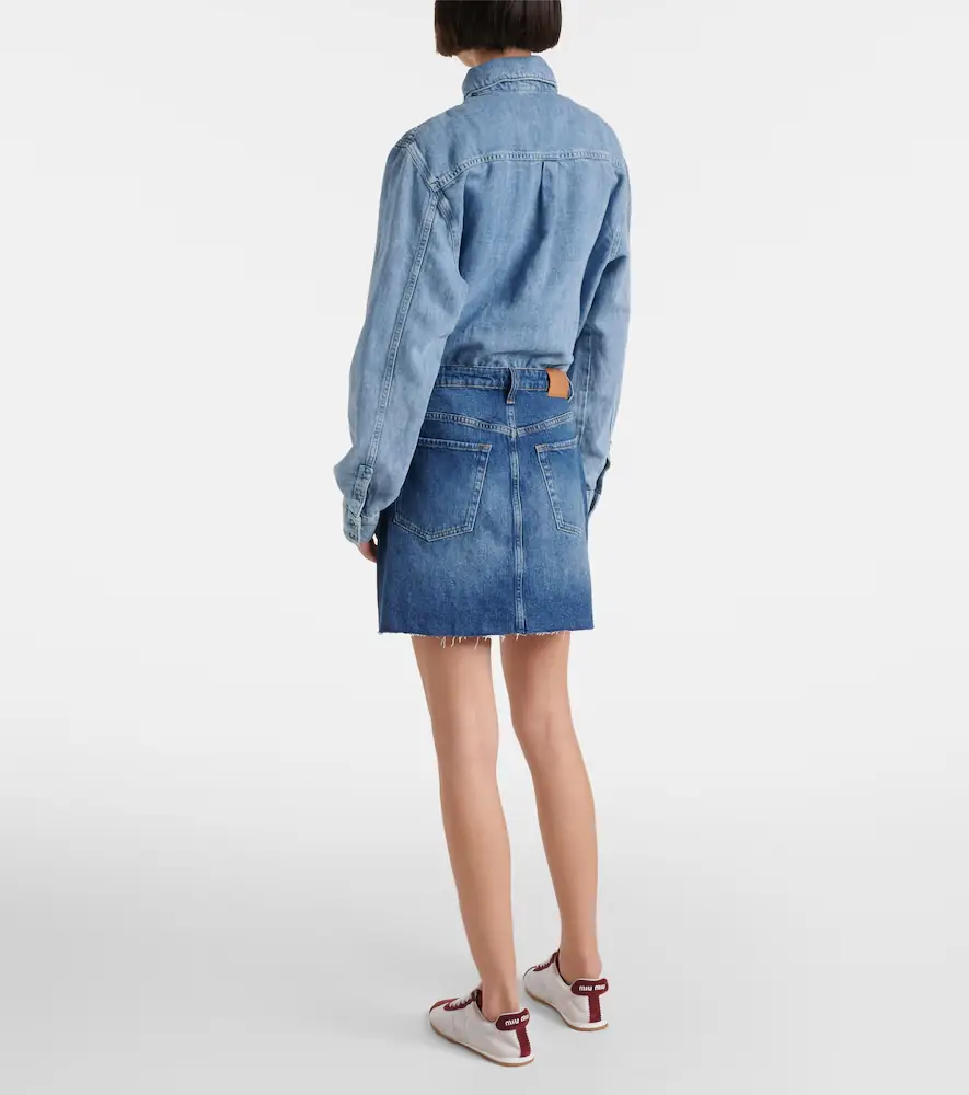 7 For All Mankind Denim minidress | Thumbnail 3 7 For All Mankind Denim minidress | Thumbnail 3