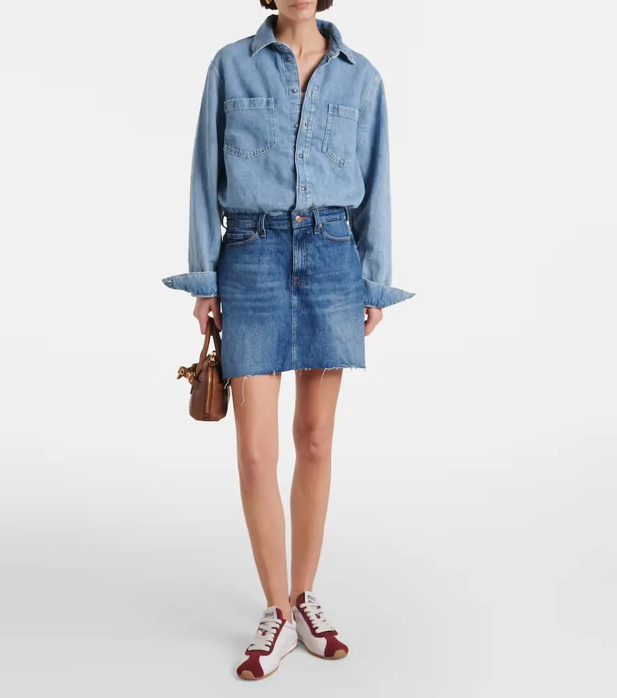 7 For All Mankind Denim minidress | Thumbnail 5 7 For All Mankind Denim minidress | Thumbnail 5