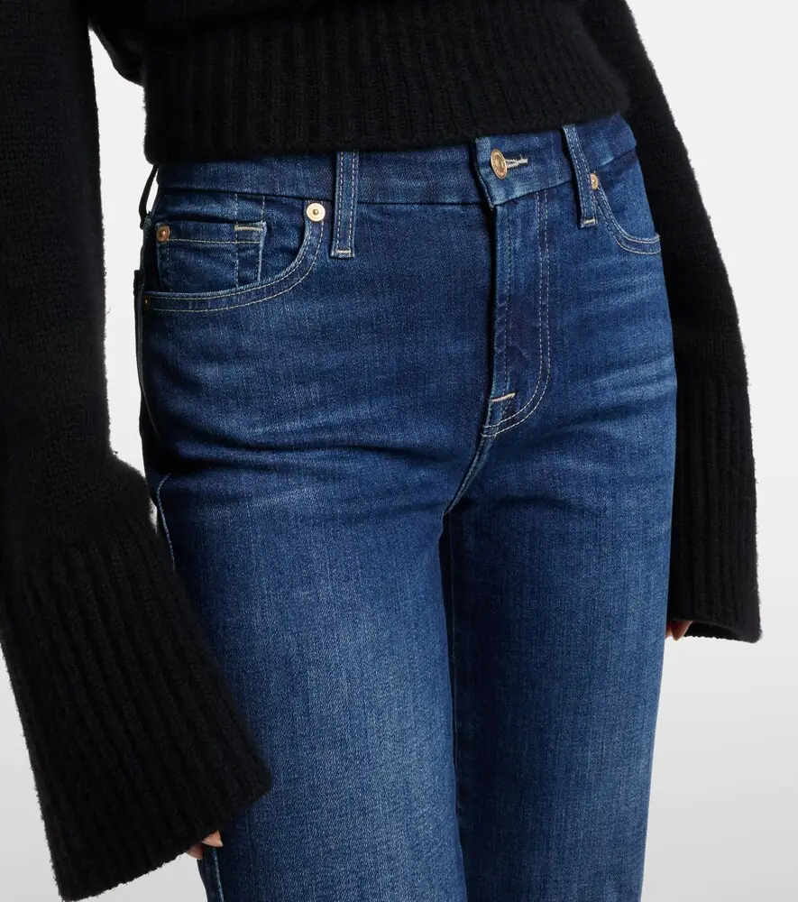 7 For All Mankind Kimmie high-rise straight jeans | Thumbnail 3 7 For All Mankind Kimmie high-rise straight jeans | Thumbnail 3