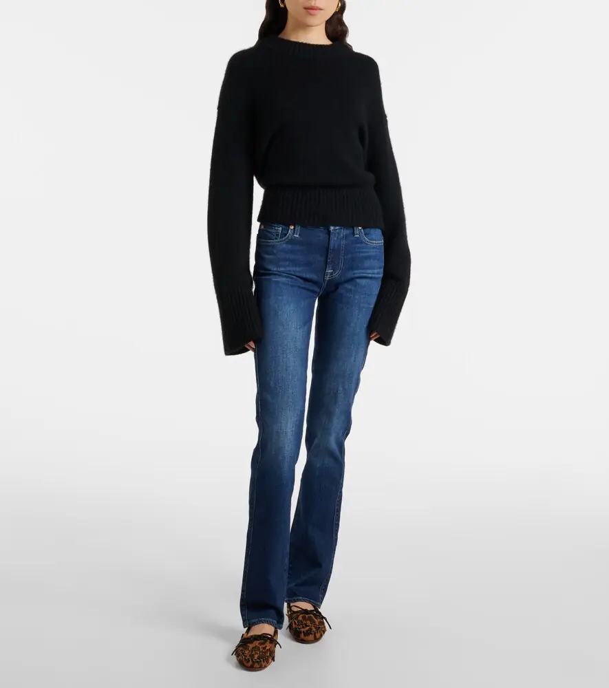 7 For All Mankind Kimmie high-rise straight jeans | Thumbnail 6 7 For All Mankind Kimmie high-rise straight jeans | Thumbnail 6