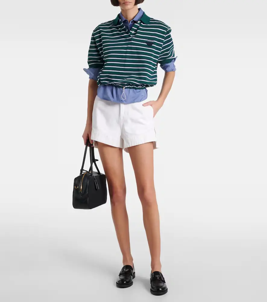 7 For All Mankind High-rise denim shorts | Thumbnail 2 7 For All Mankind High-rise denim shorts | Thumbnail 2