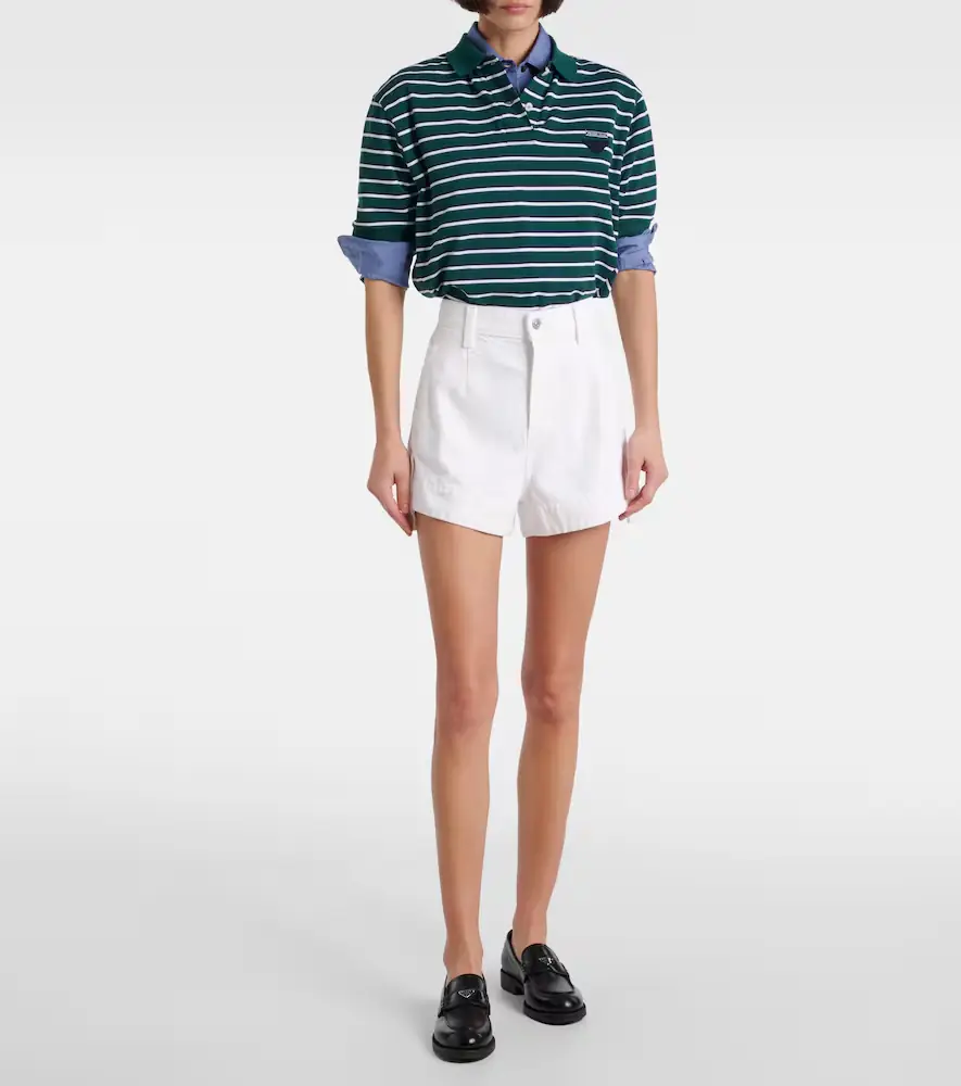 7 For All Mankind High-rise denim shorts | Thumbnail 6 7 For All Mankind High-rise denim shorts | Thumbnail 6