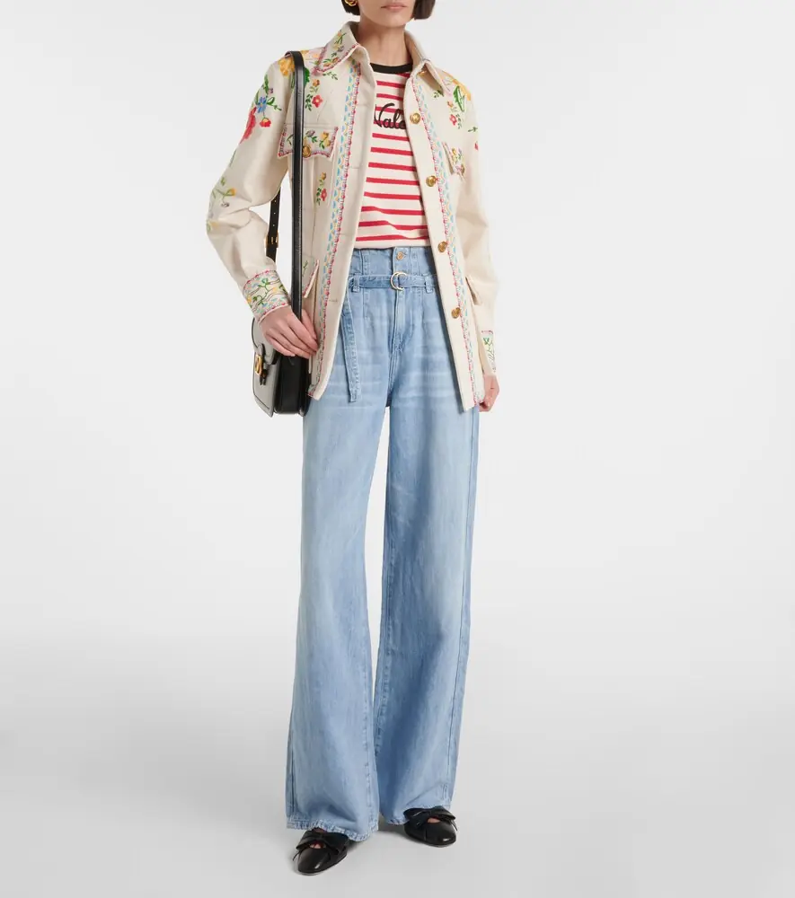 7 For All Mankind Phoenix belted high-rise wide-leg jeans | Thumbnail 3 7 For All Mankind Phoenix belted high-rise wide-leg jeans | Thumbnail 3