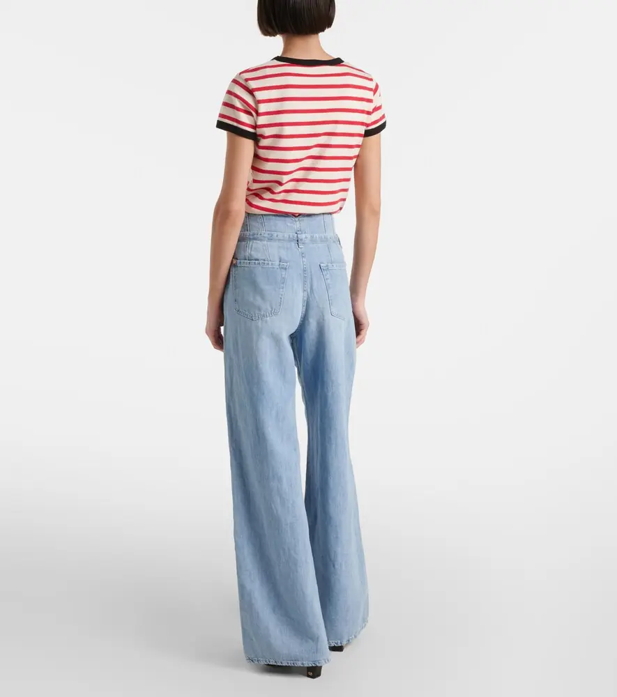 7 For All Mankind Phoenix belted high-rise wide-leg jeans | Thumbnail 4 7 For All Mankind Phoenix belted high-rise wide-leg jeans | Thumbnail 4