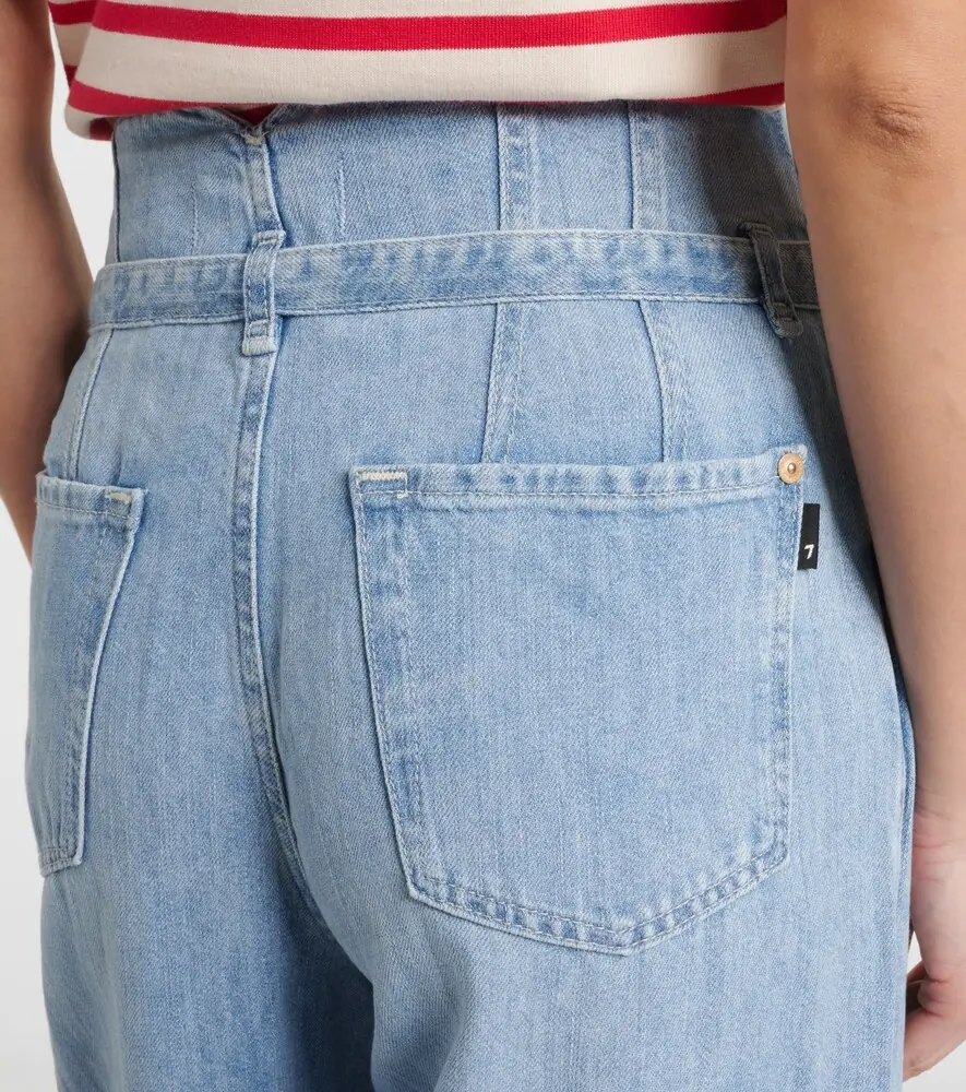 7 For All Mankind Phoenix belted high-rise wide-leg jeans | Thumbnail 7 7 For All Mankind Phoenix belted high-rise wide-leg jeans | Thumbnail 7