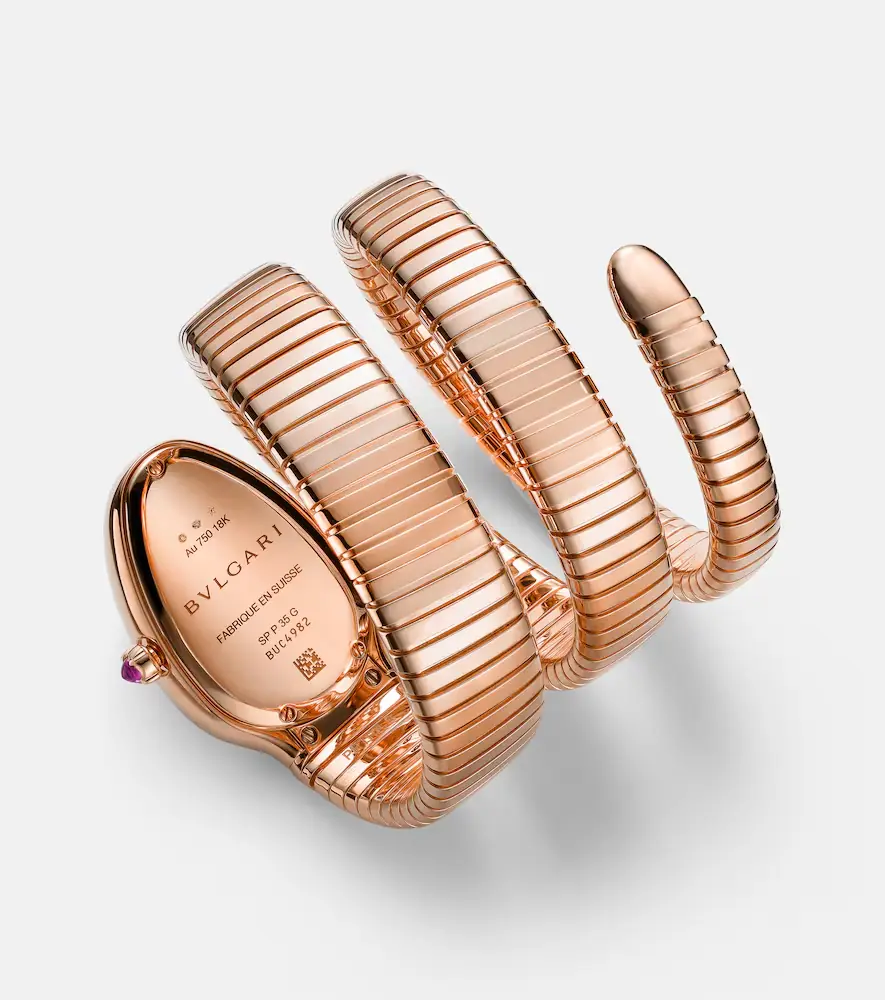 BVLGARI Serpenti Tubogas 35mm 18kt rose gold watch with diamonds and quartz | Thumbnail 5 BVLGARI Serpenti Tubogas 35mm 18kt rose gold watch with diamonds and quartz | Thumbnail 5