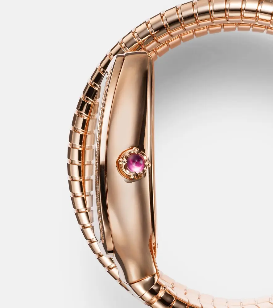BVLGARI Serpenti Tubogas 35mm 18kt rose gold watch with diamonds and quartz | Thumbnail 7 BVLGARI Serpenti Tubogas 35mm 18kt rose gold watch with diamonds and quartz | Thumbnail 7