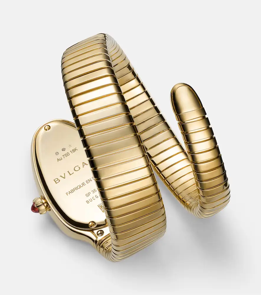 BVLGARI Serpenti Tubogas 35mm 18kt gold watch with diamonds and tourmaline | Thumbnail 2 BVLGARI Serpenti Tubogas 35mm 18kt gold watch with diamonds and tourmaline | Thumbnail 2