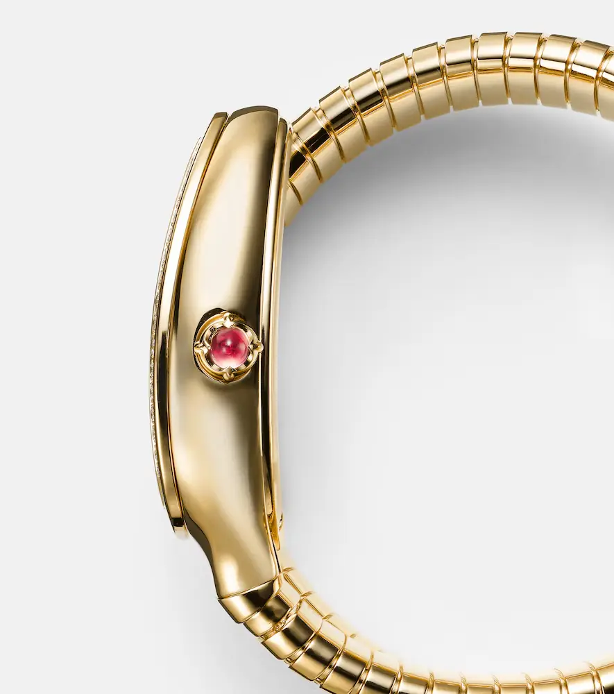 BVLGARI Serpenti Tubogas 35mm 18kt gold watch with diamonds and tourmaline | Thumbnail 4 BVLGARI Serpenti Tubogas 35mm 18kt gold watch with diamonds and tourmaline | Thumbnail 4