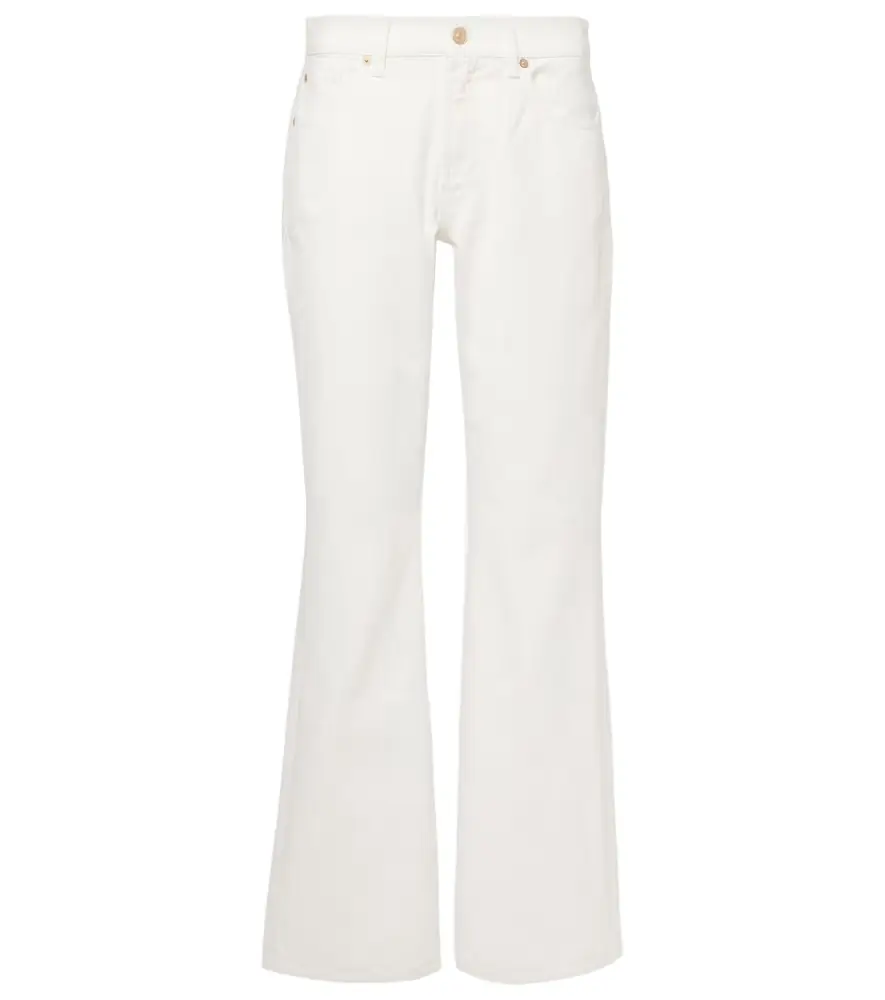 7 For All Mankind Tess cotton and hemp straight pants | Image 1 7 For All Mankind Tess cotton and hemp straight pants | Image 1