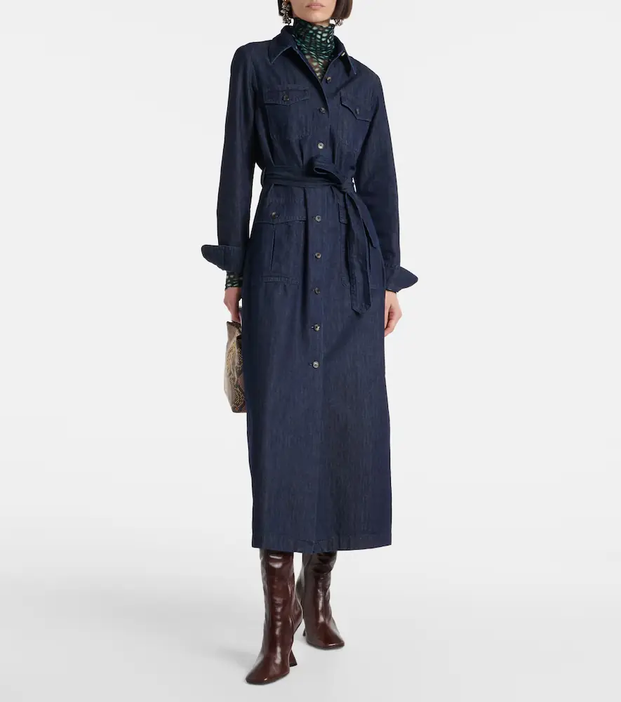 Dries Van Noten Denim shirt dress | Thumbnail 2