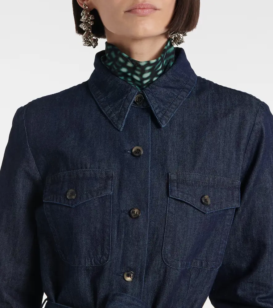 Dries Van Noten Denim shirt dress | Thumbnail 4