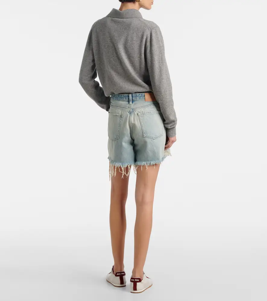 7 For All Mankind Monroe denim shorts | Thumbnail 4 7 For All Mankind Monroe denim shorts | Thumbnail 4