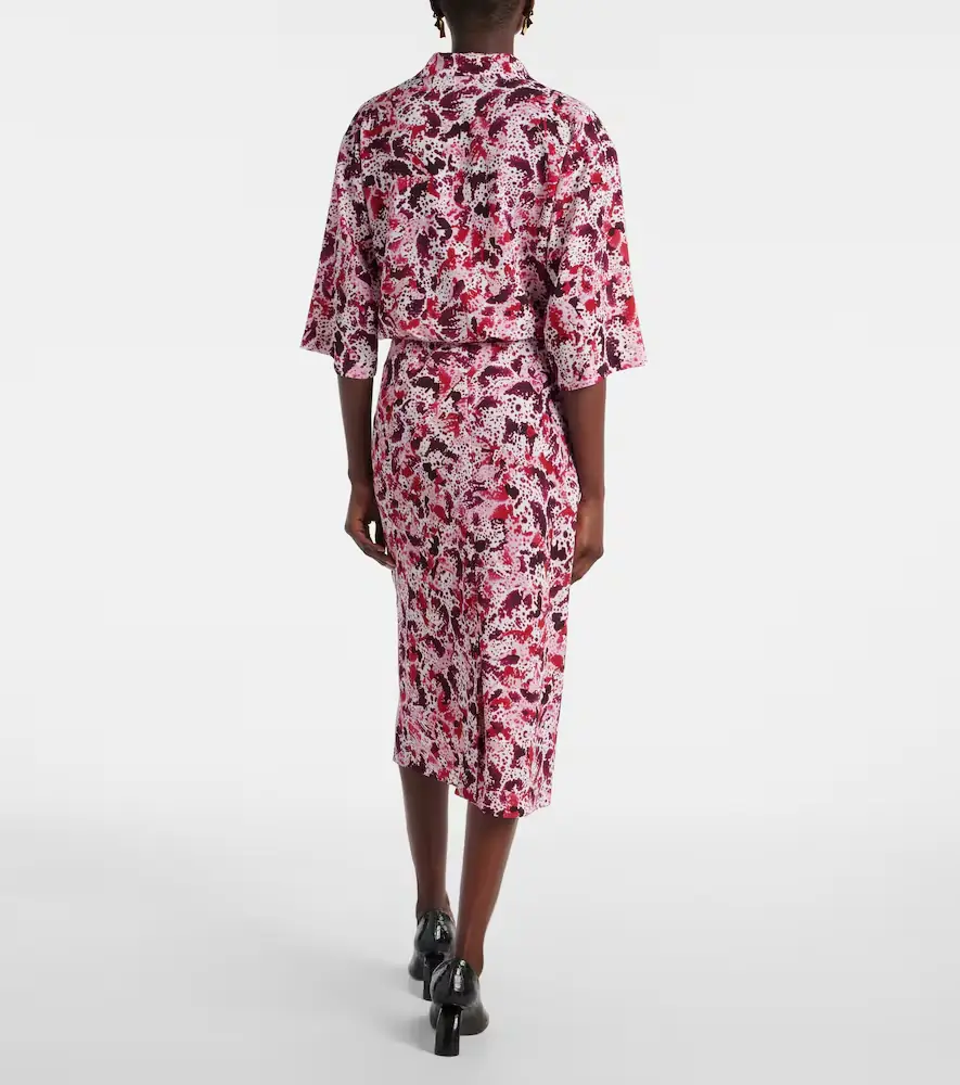 Dries Van Noten Floral pencil skirt | Thumbnail 4