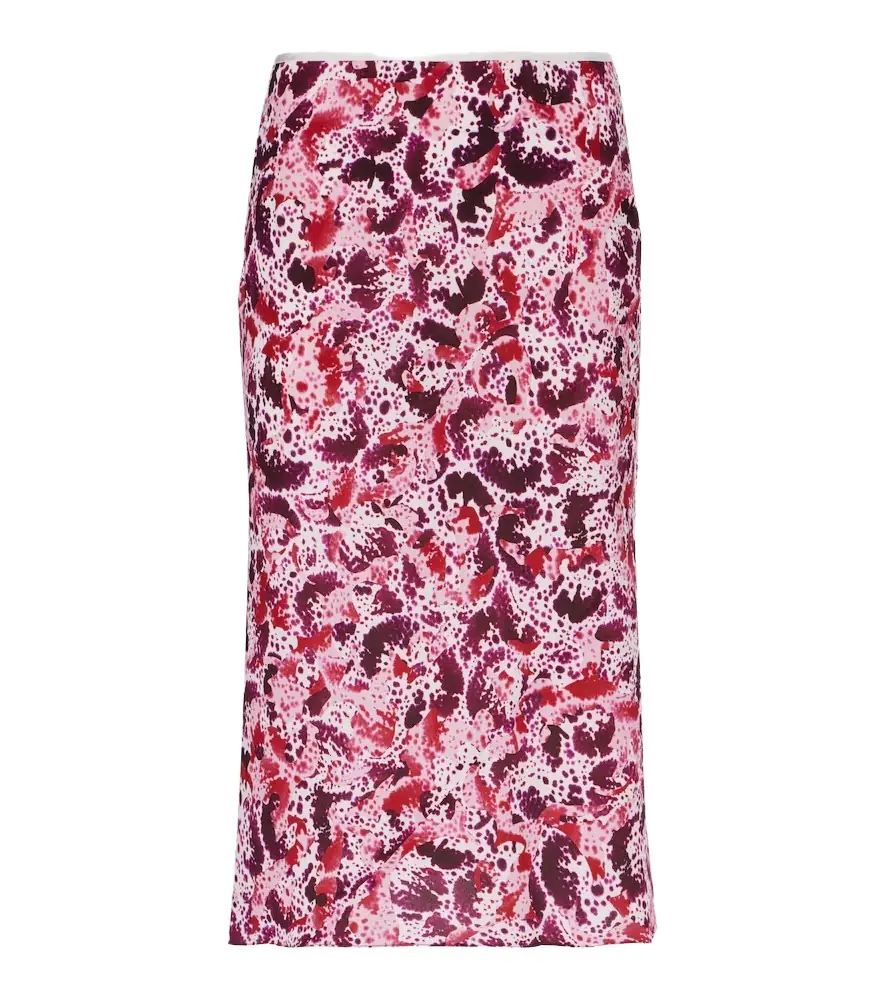 Dries Van Noten Floral pencil skirt
