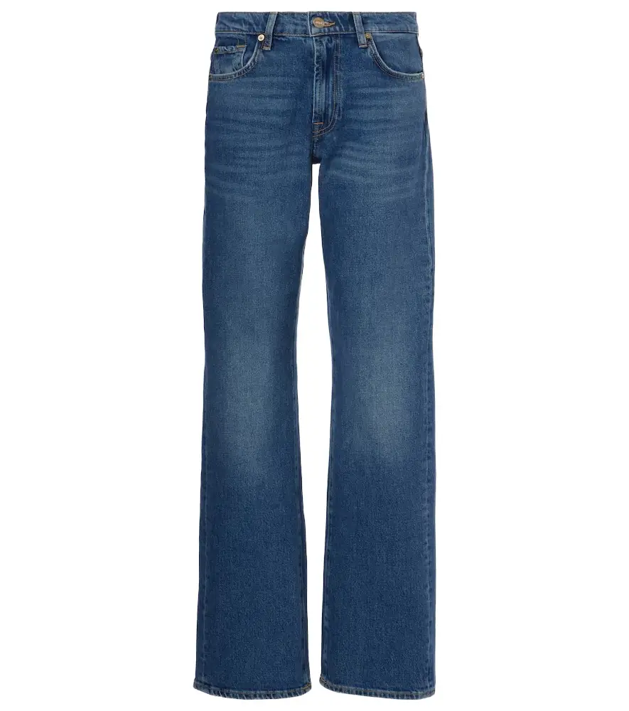 7 For All Mankind Tess high-rise straight jeans | Image 1 7 For All Mankind Tess high-rise straight jeans | Image 1