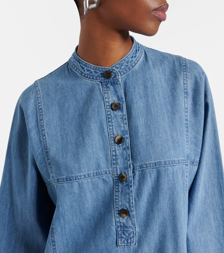 Dries Van Noten Denim maxi dress | Thumbnail 5