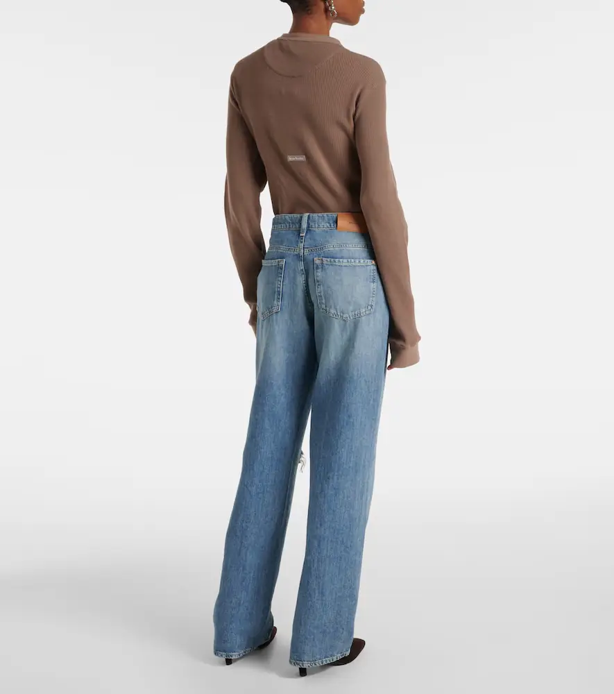 7 For All Mankind Tess distressed wide-leg jeans | Thumbnail 5 7 For All Mankind Tess distressed wide-leg jeans | Thumbnail 5