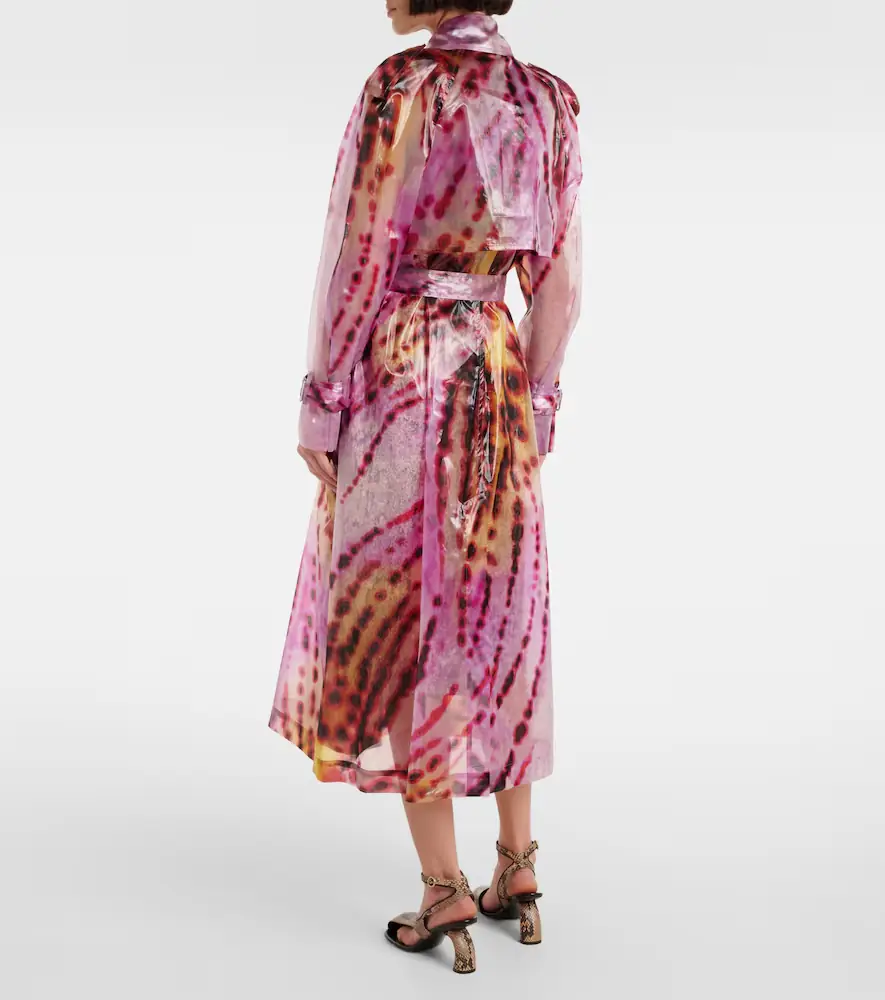 Dries Van Noten Printed double-breasted trench coat | Thumbnail 2 Dries Van Noten Printed double-breasted trench coat | Thumbnail 2