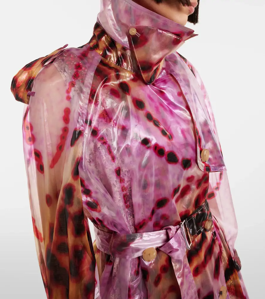Dries Van Noten Printed double-breasted trench coat | Thumbnail 6 Dries Van Noten Printed double-breasted trench coat | Thumbnail 6