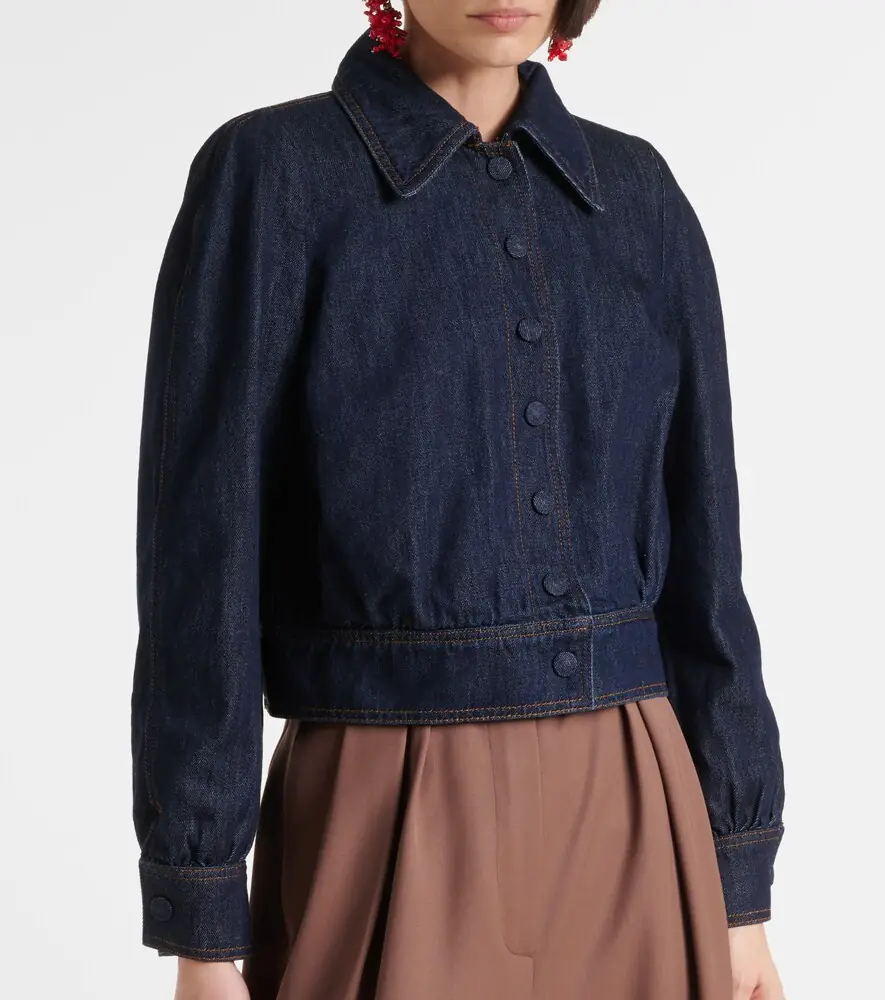 Dries Van Noten Cropped denim jacket | Thumbnail 3
