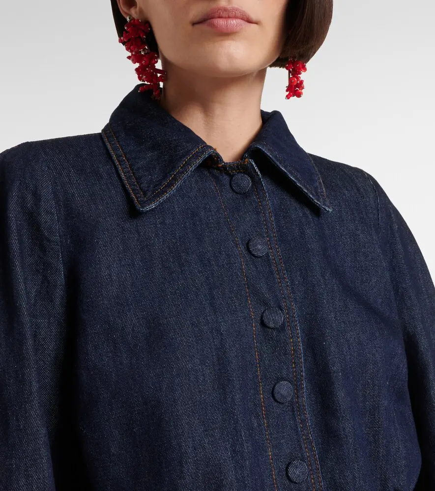 Dries Van Noten Cropped denim jacket | Thumbnail 6