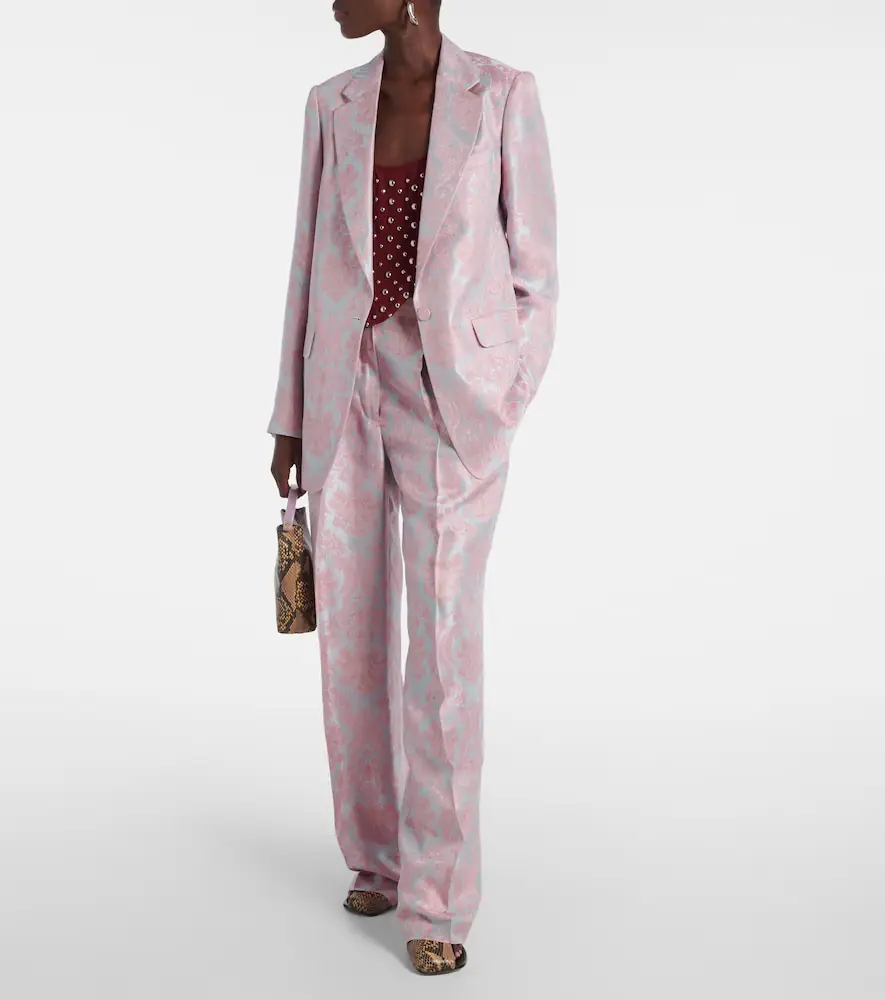 Dries Van Noten Floral jacquard blazer | Thumbnail 3