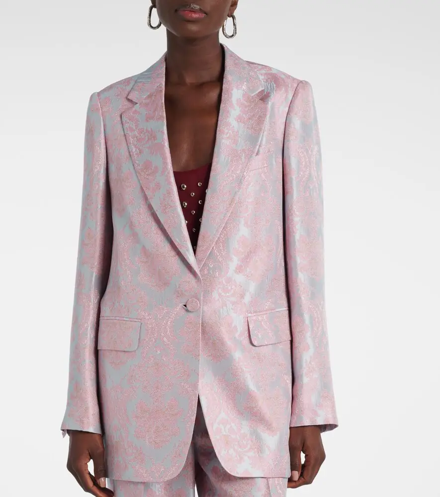 Dries Van Noten Floral jacquard blazer | Thumbnail 6