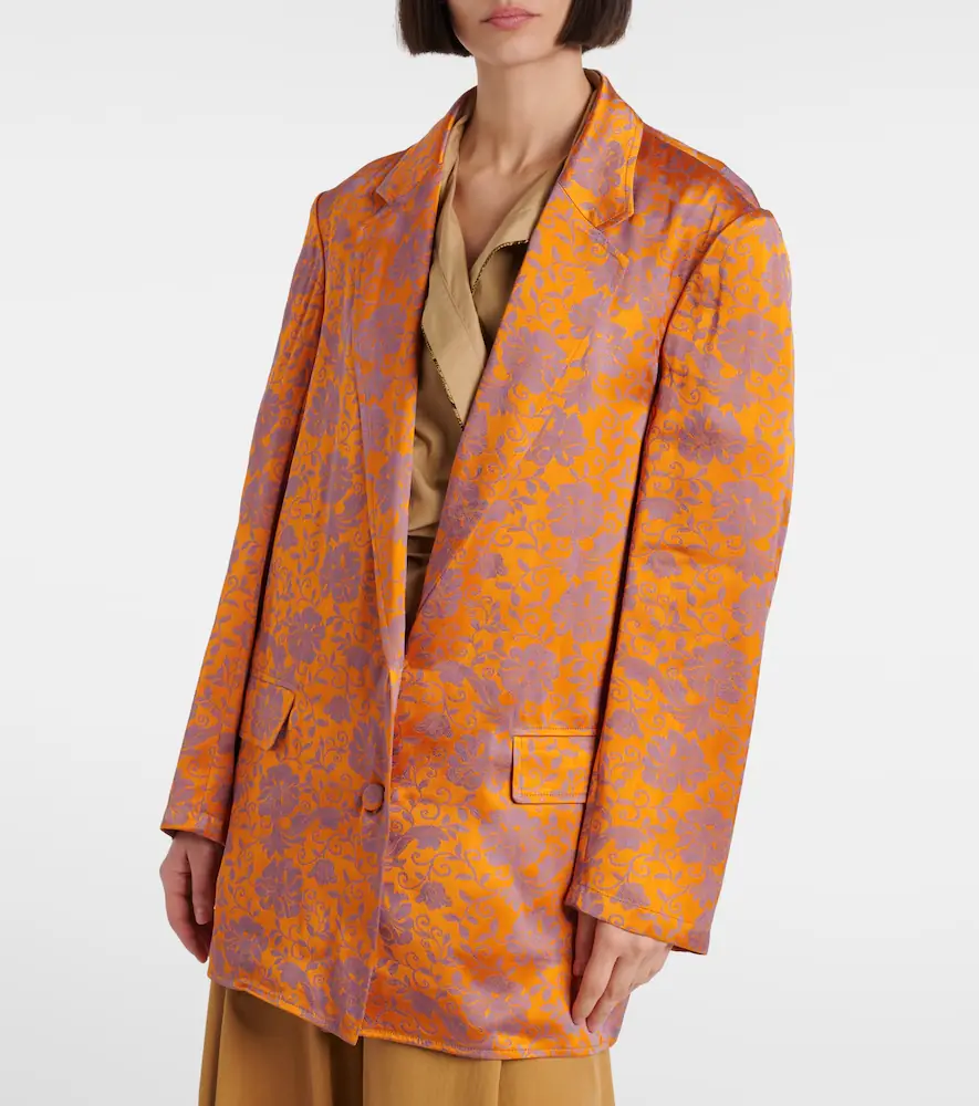 Dries Van Noten Floral jacquard blazer | Thumbnail 2 Dries Van Noten Floral jacquard blazer | Thumbnail 2