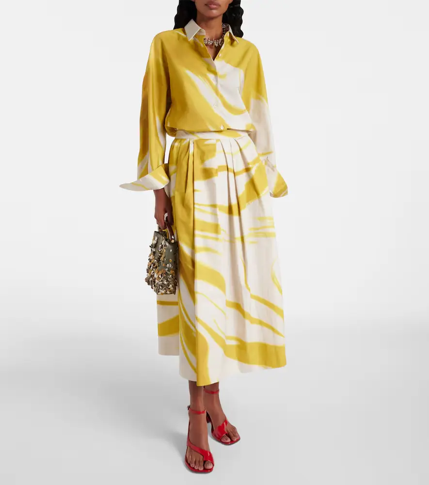 Dries Van Noten Printed cotton shirt | Thumbnail 2 Dries Van Noten Printed cotton shirt | Thumbnail 2